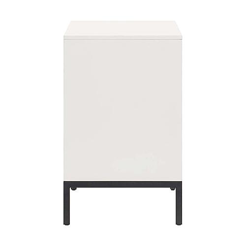 Oslo Nightstand - White & Walnut by Homelegance
