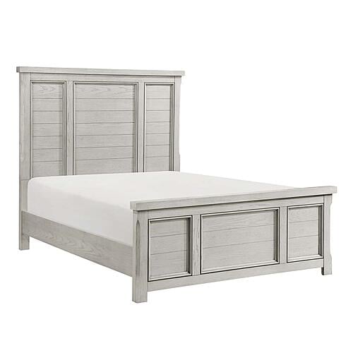 Providence California King Bed - Light Gray by Homelegance