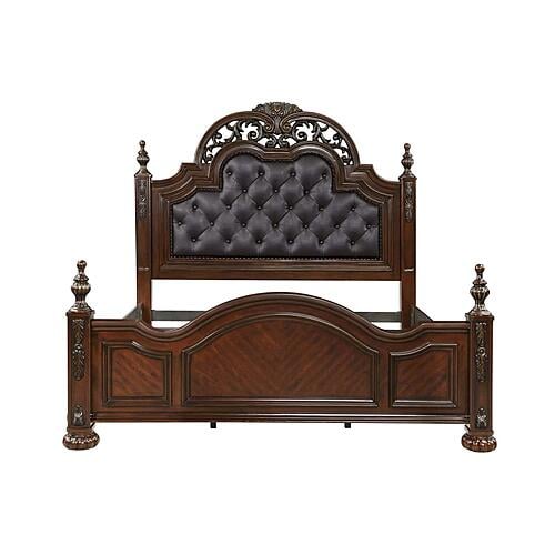 Adelina 5pc Queen Bedroom Set  - Brown by Homelegance