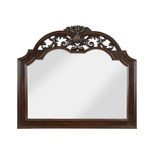Adelina Mirror - Brown by Homelegance