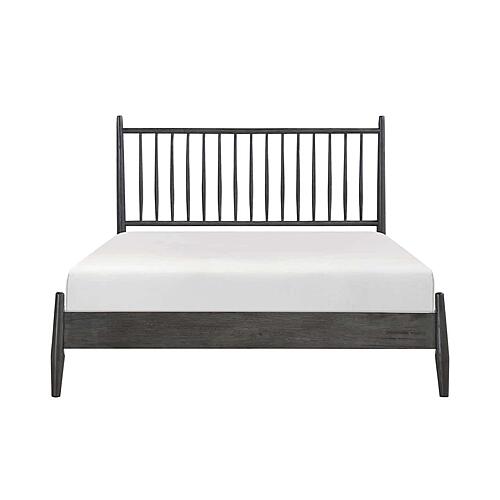 Brickell Full Platform Bed - Gray by Homelegance