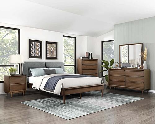 Astrid Nightstand - Walnut by Homelegance