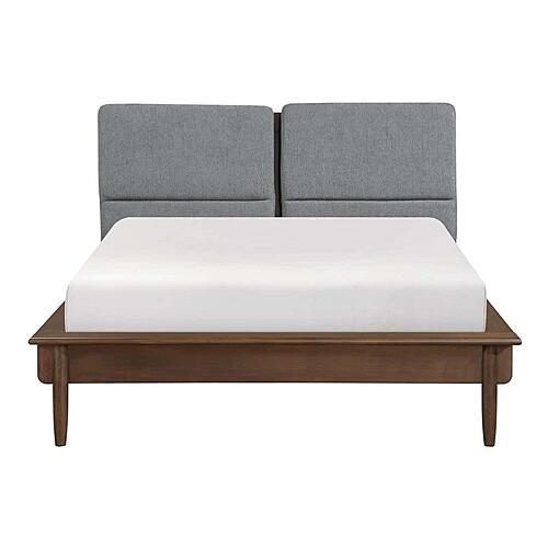 Astrid California King Platform Bed - Walnut by Homelegance