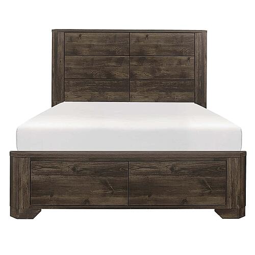 Jocelyn Queen Bed - Rustic Brown by Homelegance