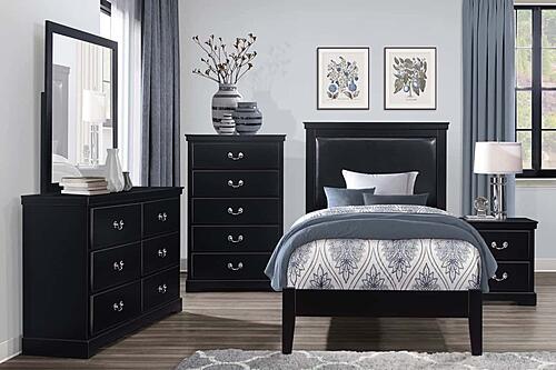 Seabright Nightstand - Black by Homelegance