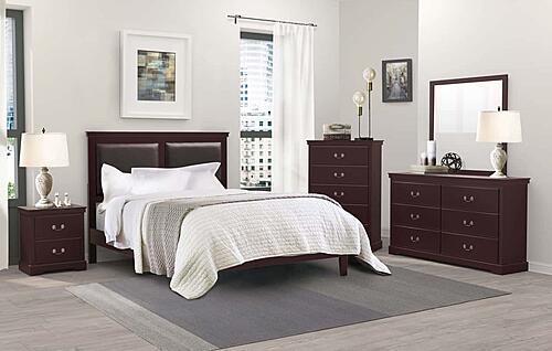 Seabright Mirror - Cherry by Homelegance