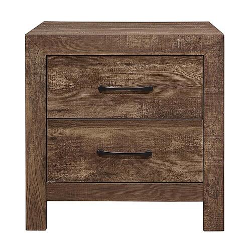 Corbin Nightstand - Rustic Brown by Homelegance