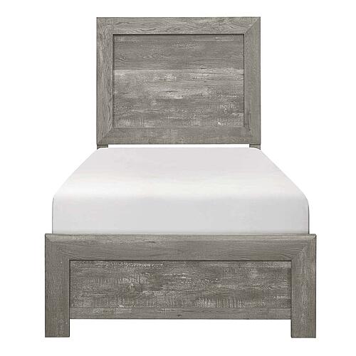 Corbin Twin Bed in a Box - Gray by Homelegance