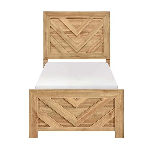 Corbin Twin Bed - Natural by Homelegance