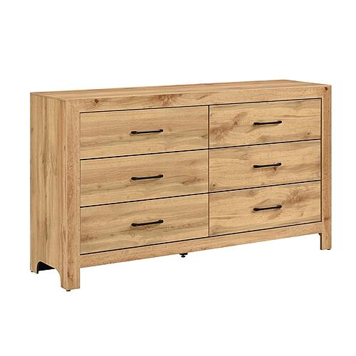 Corbin 5pc V-pattern Twin Bedroom Set  - Natural by Homelegance