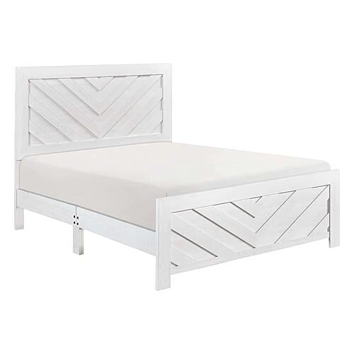 Corbin Full Bed - White by Homelegance