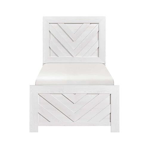 Corbin Twin Bed - White by Homelegance
