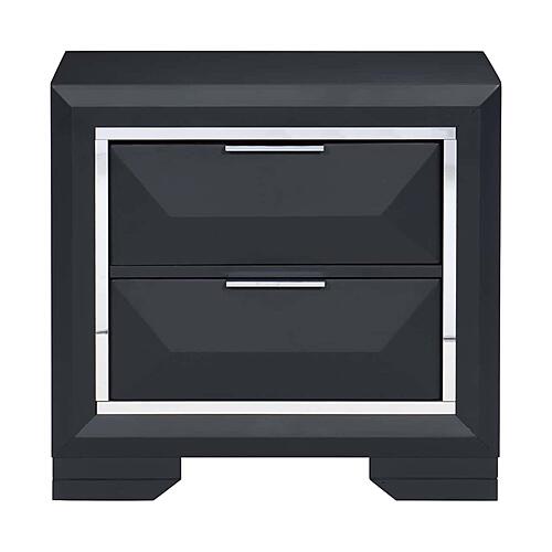 Rosemont Nightstand - Midnight Blue by Homelegance