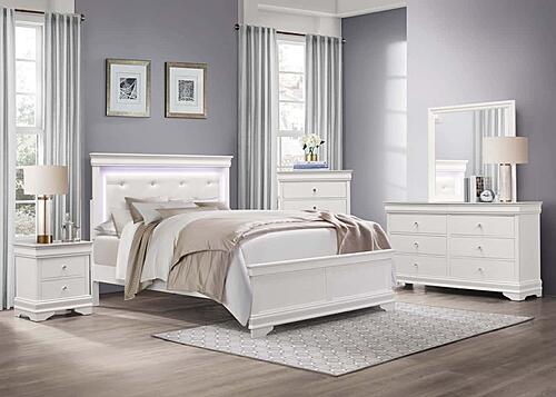 Lana Nightstand - White by Homelegance