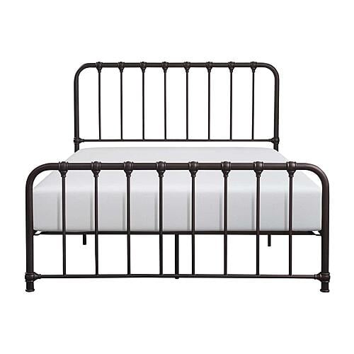 Bethany Queen Platform Bed - Dark Bronze by Homelegance