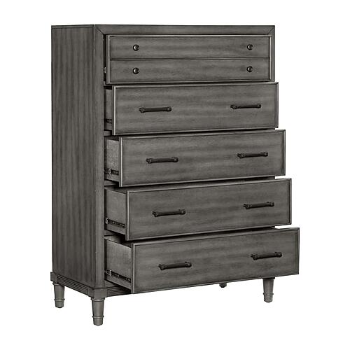 Wittenberry 5pc Queen Bedroom Set  - Pebble by Homelegance