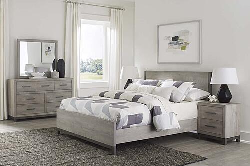 Zephyr Full Bed - Light Gray & Gray by Homelegance