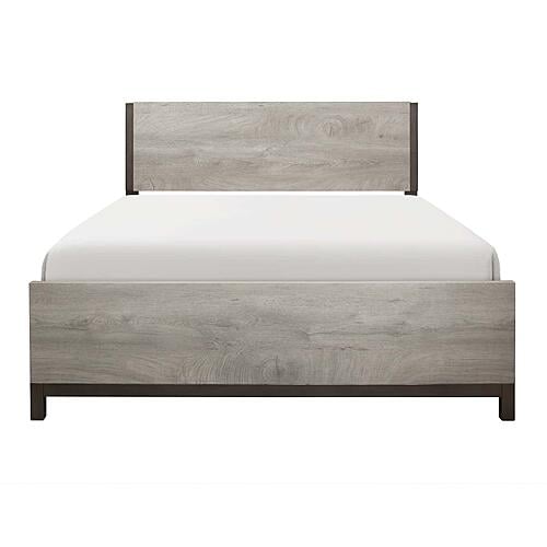 Zephyr California King Bed - Light Gray & Gray by Homelegance