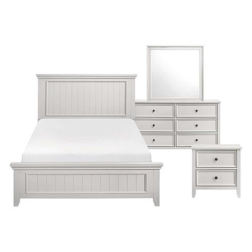 Donahue 4pc Queen Bedroom Set  - Off-white by Homelegance