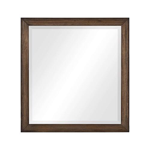 Brevard Mirror - Light Brown by Homelegance