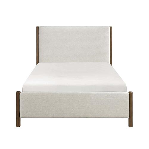 Julian Eastern King Platform Bed - Beige by Homelegance