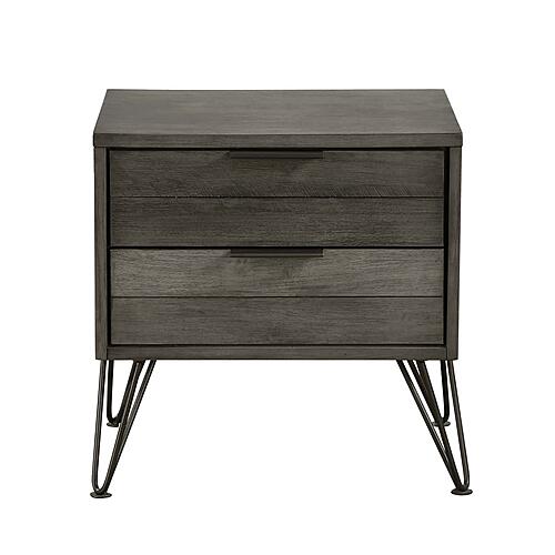 Urbanite Nightstand - Gray  by Homelegance