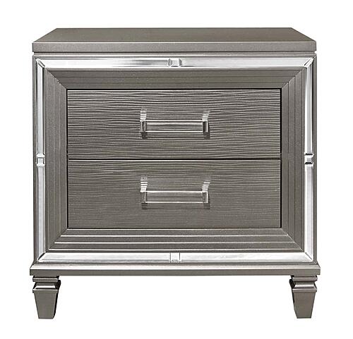 Tamsin Nightstand - Silver by Homelegance