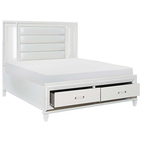 Tamsin 5pc Queen Bedroom Set  - White by Homelegance