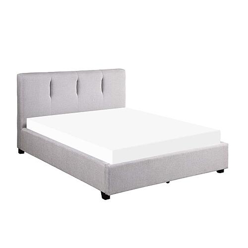 Aitana Full Platform Bed - Gray by Homelegance