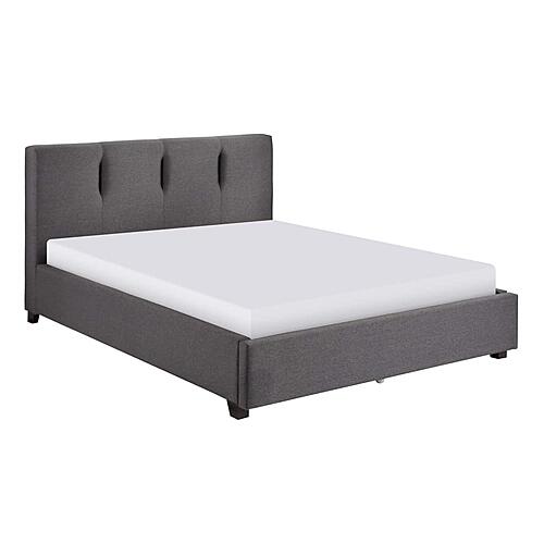 Aitana Eastern King Platform Bed - Graphite by Homelegance
