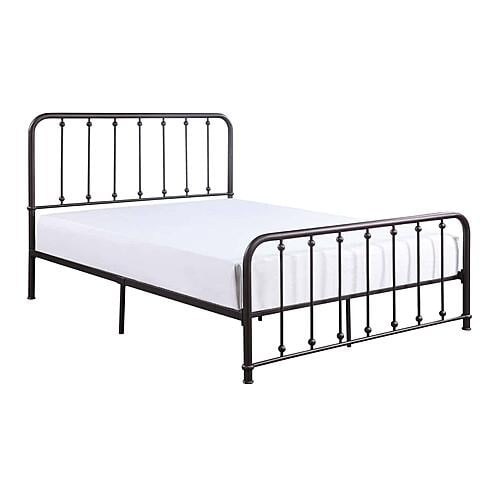 Larkspur Eastern King Platform Bed - Dark Bronze by Homelegance