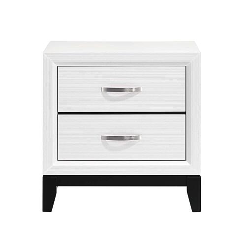 Davi Nightstand - White by Homelegance