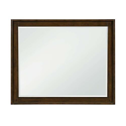 Frazier Park Mirror - Brown Cherry by Homelegance