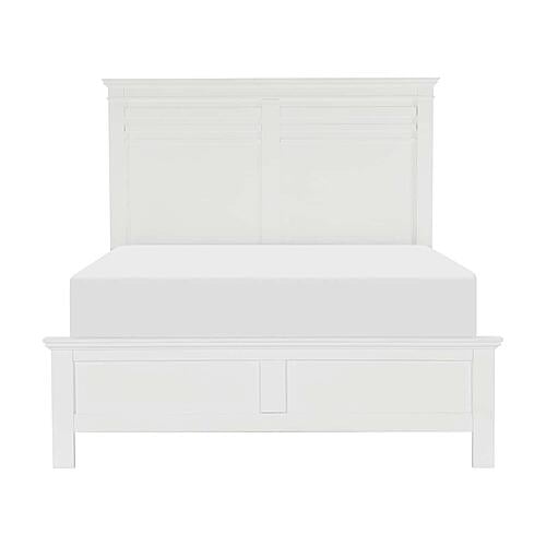 Blaire Farm Eastern King Bed - White by Homelegance
