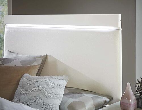 Kerren Full Bed, LED Lighting - White by Homelegance