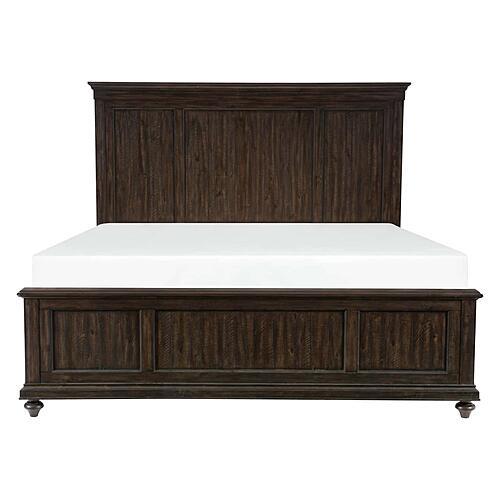 Cardano Queen Bed - Driftwood Charcoal by Homelegance