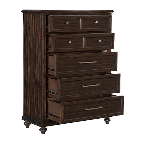 Cardano Chest - Driftwood Charcoal by Homelegance