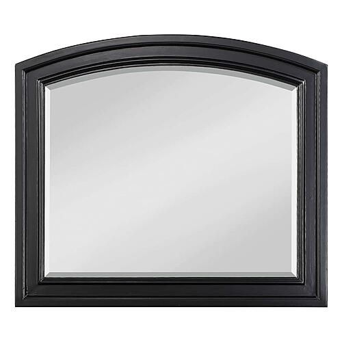 Laurelin Mirror - Black  by Homelegance
