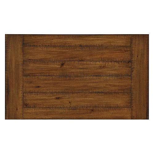 Holverson Cocktail Table - Rustic Brown & Gunmetal by Homelegance