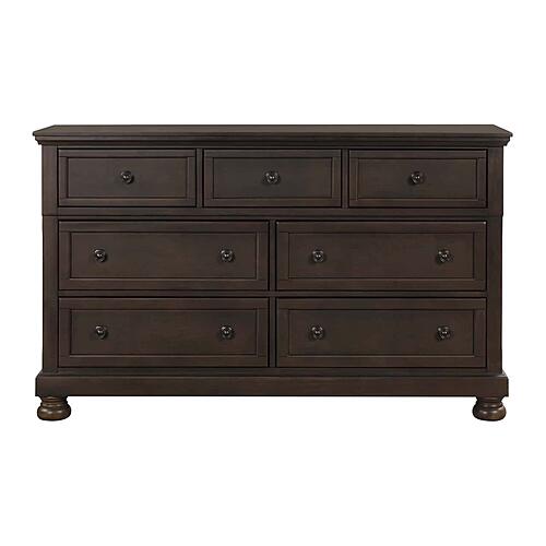 Begonia Dresser w/Hidden Drawer - Grayish Brown by Homelegance
