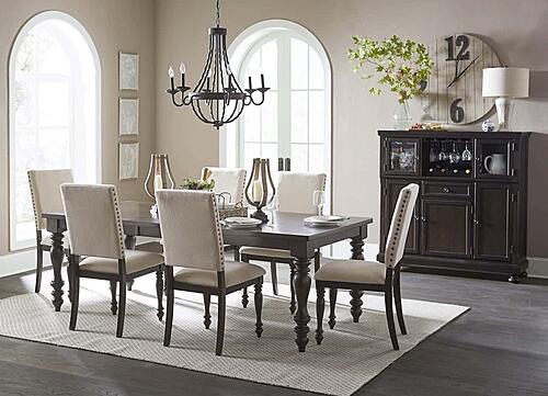 Begonia Side Chair - Grayish Brown by Homelegance