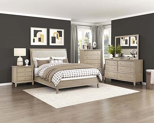Cotterill California King Bed - Beige by Homelegance