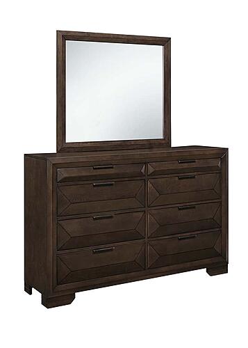 Chesky Mirror - Warm Espresso by Homelegance