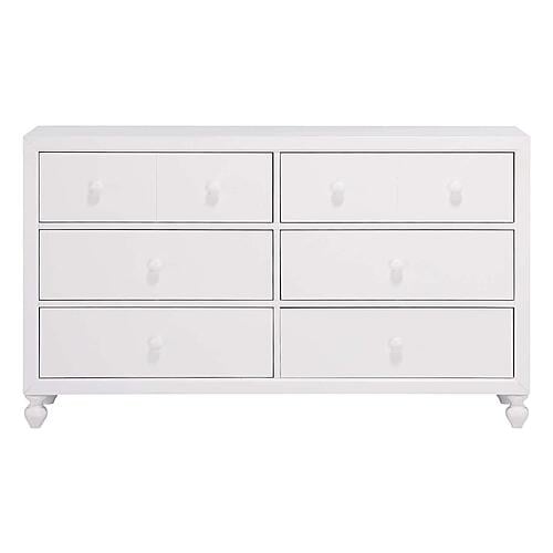 Wellsummer Dresser - White  by Homelegance