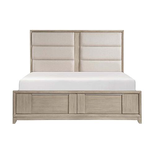 McKewen 5pc Queen Bedroom Set  - Light Gray by Homelegance