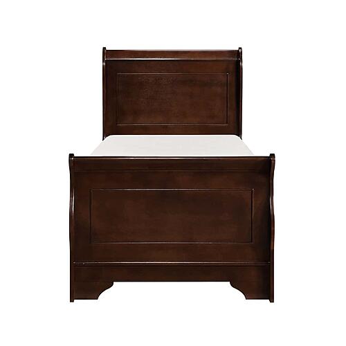 Abbeville Twin Bed - Dark Cherry by Homelegance