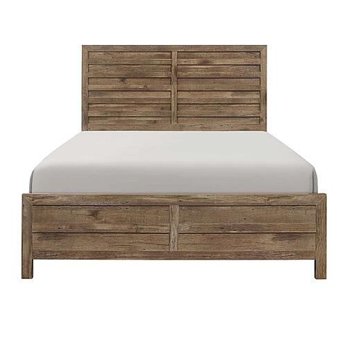 Mandan Queen Bed - Weathered Pine by Homelegance
