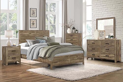 Mandan Dresser - Weathered Pine by Homelegance