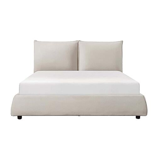 Linna Full Platform Bed - Beige by Homelegance