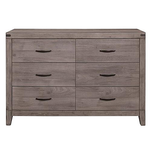 Woodrow 5pc Queen Bedroom Set - Brownish Gray & Black by Homelegance